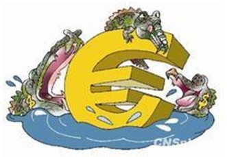 歐元區經濟景氣指數降至85